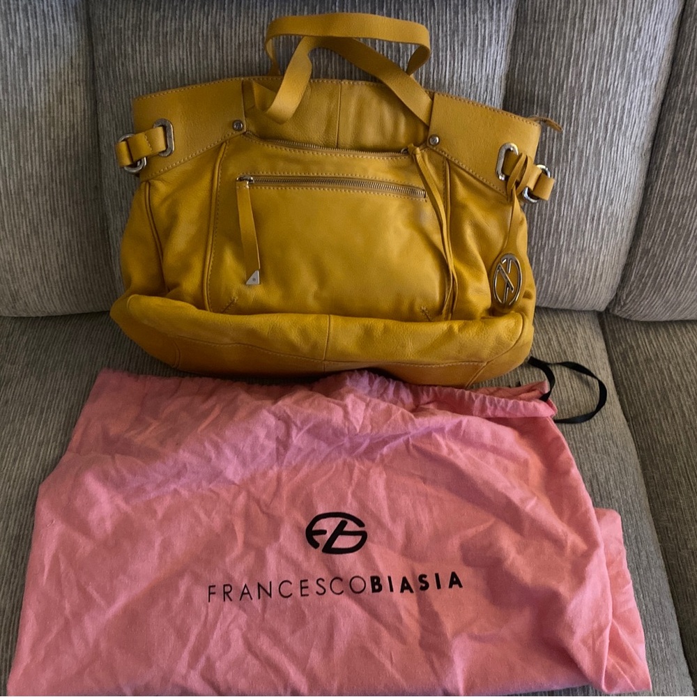 Francesco Biasia Yellow Women's Bag